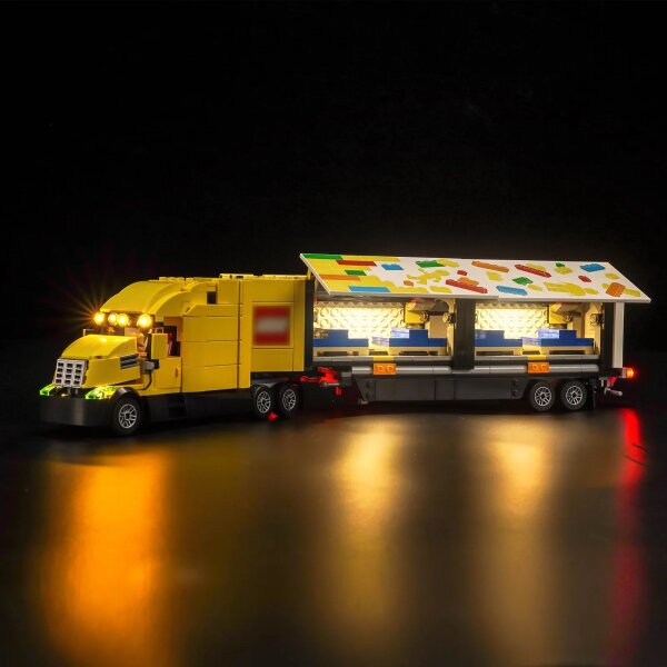 BB Kit d&eacute;clairage LED pour camion LEGO&reg; jaune 60440
