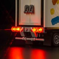 BB Kit d&eacute;clairage LED pour camion LEGO&reg; jaune 60440