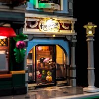 BB Set di illuminazione a LED per LEGO&reg; 10350 Tudor Corner House, incluso telecomando