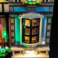 BB Set di illuminazione a LED per LEGO&reg; 10350 Tudor Corner House, incluso telecomando