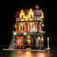 BB Set di illuminazione a LED per LEGO&reg; 10350 Tudor Corner House, incluso telecomando