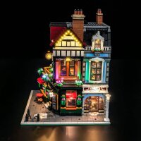 BB Set di illuminazione a LED per LEGO&reg; 10350 Tudor Corner House, incluso telecomando