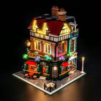 BB Set di illuminazione a LED per LEGO&reg; 10350 Tudor Corner House, incluso telecomando