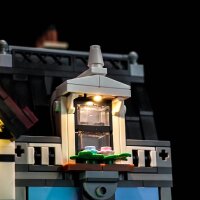 BB Set di illuminazione a LED per LEGO&reg; 10350 Tudor Corner House, incluso telecomando
