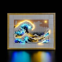 BB Set di illuminazione a LED per LEGO&reg; 31208 Hokusai - La grande onda incl. telecomando