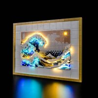 BB Set di illuminazione a LED per LEGO&reg; 31208 Hokusai - La grande onda incl. telecomando
