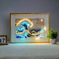 BB Set di illuminazione a LED per LEGO&reg; 31208 Hokusai - La grande onda incl. telecomando
