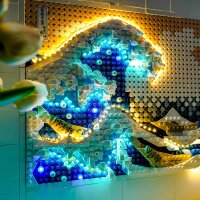 BB Set di illuminazione a LED per LEGO&reg; 31208 Hokusai - La grande onda incl. telecomando