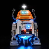 BB LED Lighting Set for LEGO&reg; 75416 Star Wars - Astromech Droid Chopper (C1-10P) including remote control