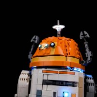 BB LED Lighting Set for LEGO&reg; 75416 Star Wars - Astromech Droid Chopper (C1-10P) including remote control