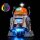 BB LED Lighting Set for LEGO&reg; 75416 Star Wars - Astromech Droid Chopper (C1-10P) including remote control