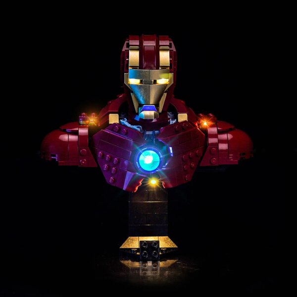 BB LED Beleuchtungs-Set f&uuml;r LEGO&reg; 76327 Iron Man MK4