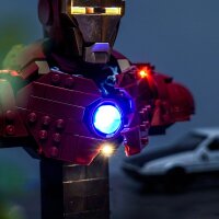 BB LED Beleuchtungs-Set f&uuml;r LEGO&reg; 76327 Iron Man MK4