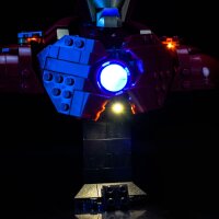 BB LED Beleuchtungs-Set f&uuml;r LEGO&reg; 76327 Iron Man MK4