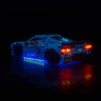 BB Kit d&eacute;clairage LED pour LEGO&reg; 42217 Chevrolet Corvette Stingray avec t&eacute;l&eacute;commande