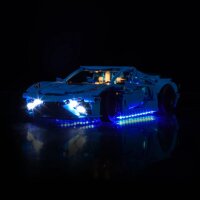BB Kit d&eacute;clairage LED pour LEGO&reg; 42217 Chevrolet Corvette Stingray avec t&eacute;l&eacute;commande