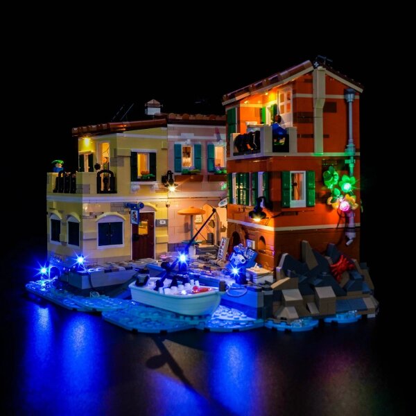 BB LED Lighting Set for LEGO&reg; 21359 The Italian Riviera Including Remote Control
