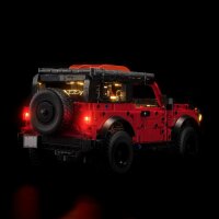 BB LED Lighting Set for LEGO&reg; 42213 Ford Bronco Offroader including remote control