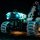 BB LED Lighting Set for LEGO&reg; 42211 Lunar Outpost Lunar Rover Spacecraft Including Remote Control