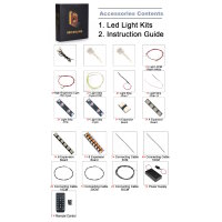 BB LED Lighting Set for LEGO&reg; 77078 Fortnite Mecha Leader including remote control
