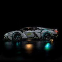 BB Kit d&eacute;clairage LED pour LEGO&reg; 42214 Lamborghini Revuelto Supercar avec t&eacute;l&eacute;commande