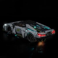 BB Kit d&eacute;clairage LED pour LEGO&reg; 42214 Lamborghini Revuelto Supercar avec t&eacute;l&eacute;commande