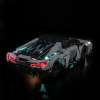 BB Kit d&eacute;clairage LED pour LEGO&reg; 42214 Lamborghini Revuelto Supercar avec t&eacute;l&eacute;commande