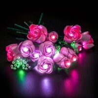 BB LED Beleuchtungs-Set f&uuml;r LEGO&reg; 10374 Rosa...