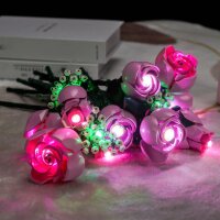 BB LED Beleuchtungs-Set f&uuml;r LEGO&reg; 10374 Rosa Rosenstrauss
