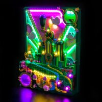 BB Set di illuminazione a LED per LEGO&reg; 75685 Emerald City Wall Art, incluso telecomando