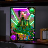 BB Set di illuminazione a LED per LEGO&reg; 75685 Emerald City Wall Art, incluso telecomando
