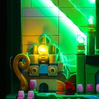 BB Set di illuminazione a LED per LEGO&reg; 75685 Emerald City Wall Art, incluso telecomando