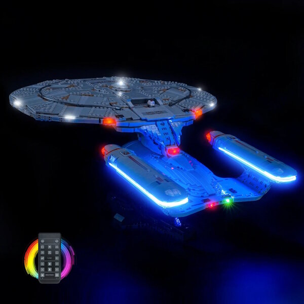 BB LED Lighting Set for LEGO&reg; 10356 Star Trek - USS Enterprise NCC-1701-D including remote control