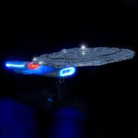 BB LED Lighting Set for LEGO&reg; 10356 Star Trek - USS Enterprise NCC-1701-D including remote control