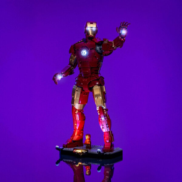 LMB 2.0 Kit di luci per il set LEGO&reg; 76344 Iron Man Mark 3 &ndash; Edizione del collezionista