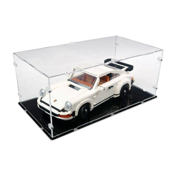 Pr&eacute;sentoir en acrylique pour LEGO&reg; 10295 Porsche 911 (avec base noire)