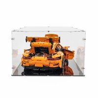 Pr&eacute;sentoir en acrylique XL pour LEGO&reg; 42056 Porsche 911 GT3 RS (avec base noire)