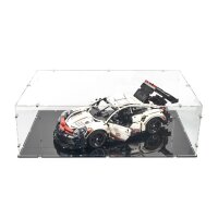 Acryl-Display XL f&uuml;r LEGO&reg; 42096 Porsche 911 RSR (mit schwarzem Boden)