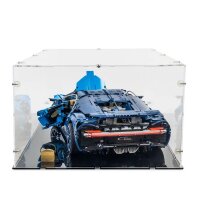 Pr&eacute;sentoir en acrylique XL pour LEGO&reg; 42083 Bugatti Chiron (avec base noire)