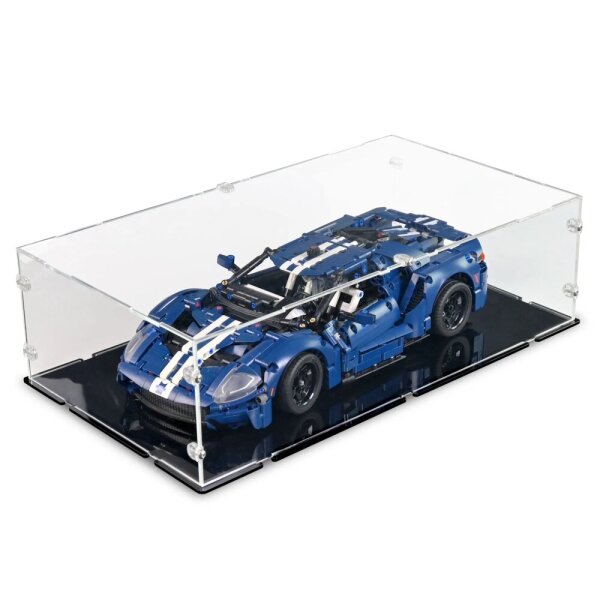 Display acrilico per LEGO&reg; 42154 Ford GT 2022 (con base nera)