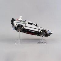 Support en acrylique pour LEGO&reg; 10300 La machine &agrave; remonter le temps de Retour vers le futur