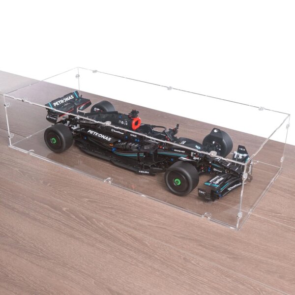 Acryl-Display f&uuml;r LEGO&reg; 42171 Mercedes-AMG F1 W14 E Performance (Mit klarem Boden, Stapelbar)