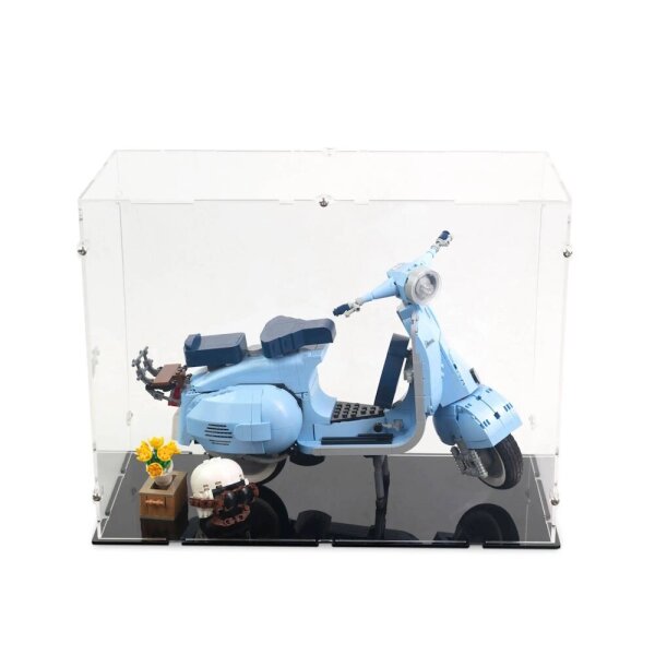 Acryl-Display f&uuml;r LEGO&reg; 10298 Vespa 125 (Mit schwarzem Boden)
