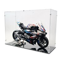 Acryl-Display f&uuml;r LEGO&reg; 42130 BMW M 1000 RR (Mit schwarzem Boden)