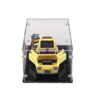 Display in acrilico per LEGO&reg; 10271 Fiat 500 (con base nera)