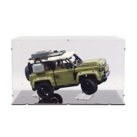 Acryl-Display f&uuml;r LEGO&reg; 42110 Land Rover Defender (Mit schwarzem Boden)