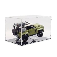 Acryl-Display f&uuml;r LEGO&reg; 42110 Land Rover Defender (Mit schwarzem Boden)