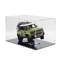 Acryl-Display f&uuml;r LEGO&reg; 42110 Land Rover Defender (Mit schwarzem Boden)