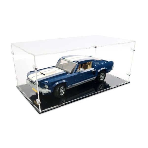 Acrylic display for LEGO&reg; 10265 Ford Mustang (With black floor)