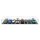 Acrylic display XL for 8 LEGO&reg; Speed Champions models side by side (with black base)